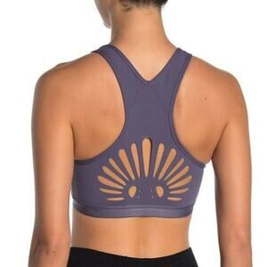 Free People Movement Over the Moon Yoga Sports Bra- Purple- Small